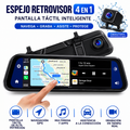 Espejo retrovisor 4 en 1 Pantalla Táctil